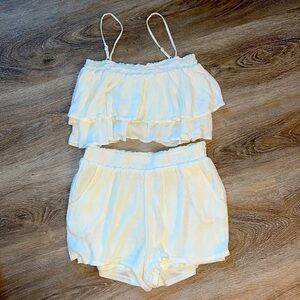 Fashion on earth 2 piece set - white - size medium